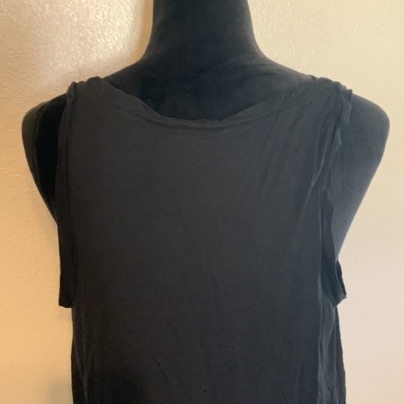 LOFT tank top midi dress! Blue on bottom and black on top. - Picture 9 of 12